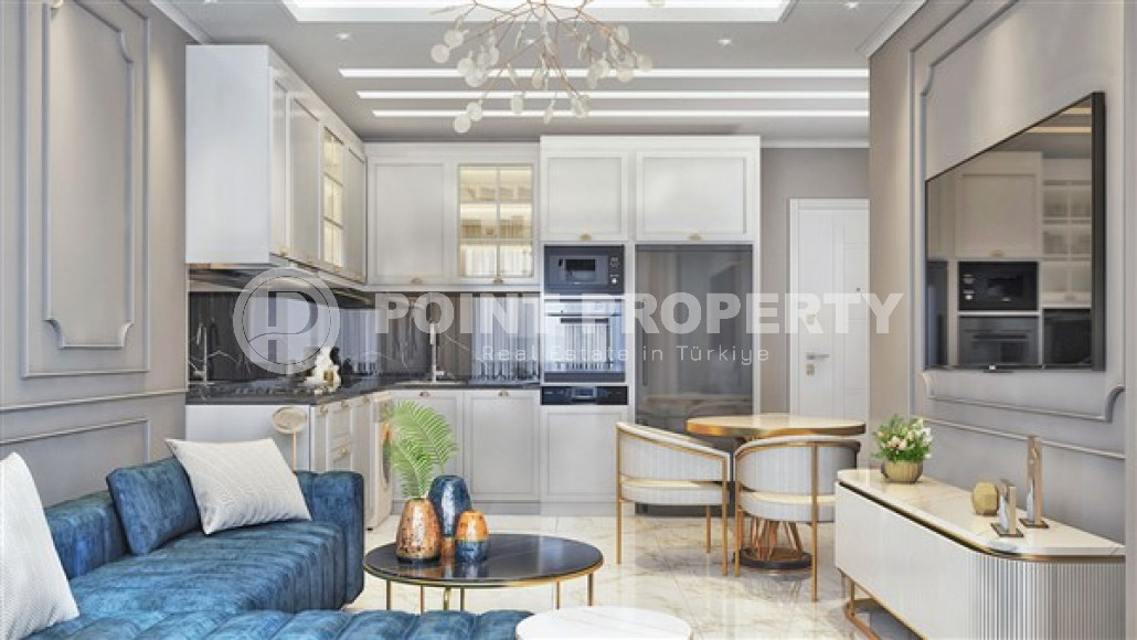 Двухкомнатная квартира, 57м² в комплексе премиум класса на окончательном этапе строительства, в Авсалларе-id-1795-фото-11