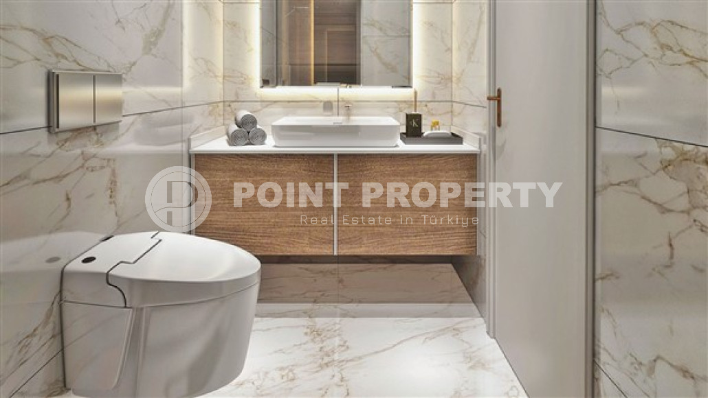 Двухкомнатная квартира, 57м² в комплексе премиум класса на окончательном этапе строительства, в Авсалларе-id-1795-фото-13