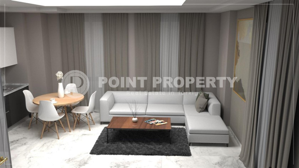 Апартаменты 1+1 и дуплексы 3+1 в комплексе на завершающем этапе строительства в Демирташе, есть собственный пляж-id-1796-фото-20