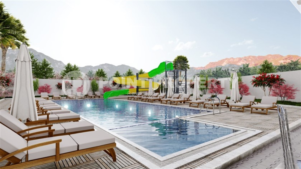 Апартаменты 1+1 и дуплексы 3+1 в комплексе на завершающем этапе строительства в Демирташе, есть собственный пляж-id-1796-фото-31