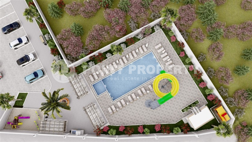 Апартаменты 1+1 и дуплексы 3+1 в комплексе на завершающем этапе строительства в Демирташе, есть собственный пляж-id-1796-фото-36