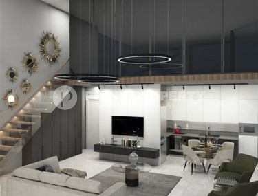 Двухкомнатная квартира, 58м², в новой резиденции с хорошей инфраструктурой на этапе строительства с отличным расположением – 150 метров от пляжа Клеопатры, Алания, центр-id-1797-фото-2