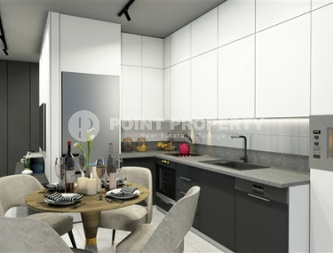 Двухкомнатная квартира, 58м², в новой резиденции с хорошей инфраструктурой на этапе строительства с отличным расположением – 150 метров от пляжа Клеопатры, Алания, центр-id-1797-фото-4