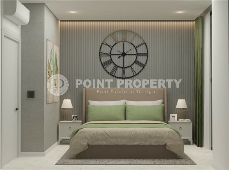 Двухкомнатная квартира, 58м², в новой резиденции с хорошей инфраструктурой на этапе строительства с отличным расположением – 150 метров от пляжа Клеопатры, Алания, центр-id-1797-фото-7