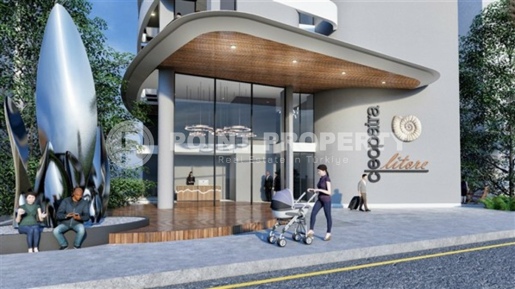 Двухкомнатная квартира, 58м², в новой резиденции с хорошей инфраструктурой на этапе строительства с отличным расположением – 150 метров от пляжа Клеопатры, Алания, центр-id-1797-фото-9