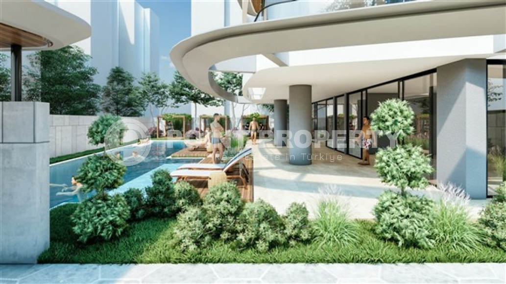 Двухкомнатная квартира, 58м², в новой резиденции с хорошей инфраструктурой на этапе строительства с отличным расположением – 150 метров от пляжа Клеопатры, Алания, центр-id-1797-фото-10