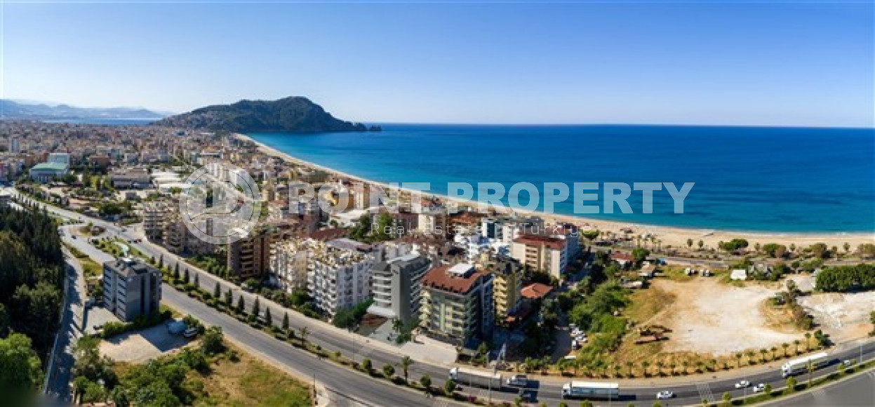 Двухкомнатная квартира, 58м², в новой резиденции с хорошей инфраструктурой на этапе строительства с отличным расположением – 150 метров от пляжа Клеопатры, Алания, центр-id-1797-фото-16