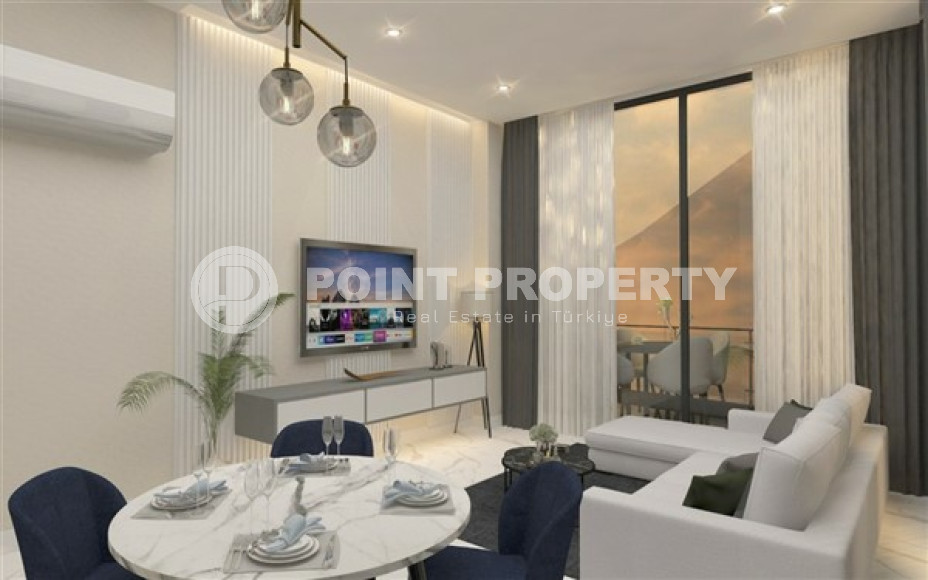 Двухкомнатная квартира, 58м², в новой резиденции с хорошей инфраструктурой на этапе строительства с отличным расположением – 150 метров от пляжа Клеопатры, Алания, центр-id-1797-фото-18