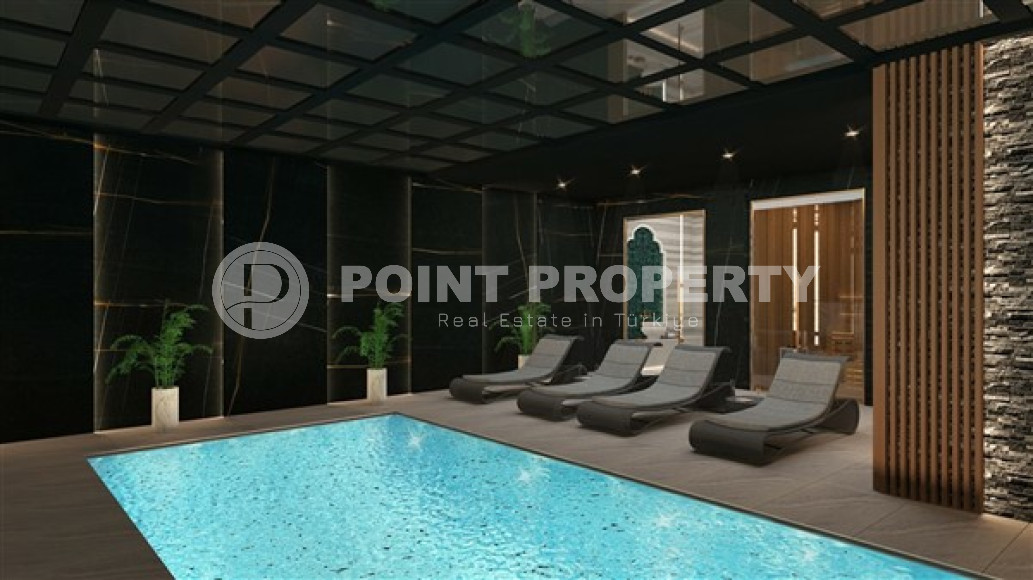 Двухкомнатная квартира, 58м², в новой резиденции с хорошей инфраструктурой на этапе строительства с отличным расположением – 150 метров от пляжа Клеопатры, Алания, центр-id-1797-фото-28