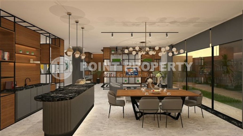 Двухкомнатная квартира, 58м², в новой резиденции с хорошей инфраструктурой на этапе строительства с отличным расположением – 150 метров от пляжа Клеопатры, Алания, центр-id-1797-фото-29