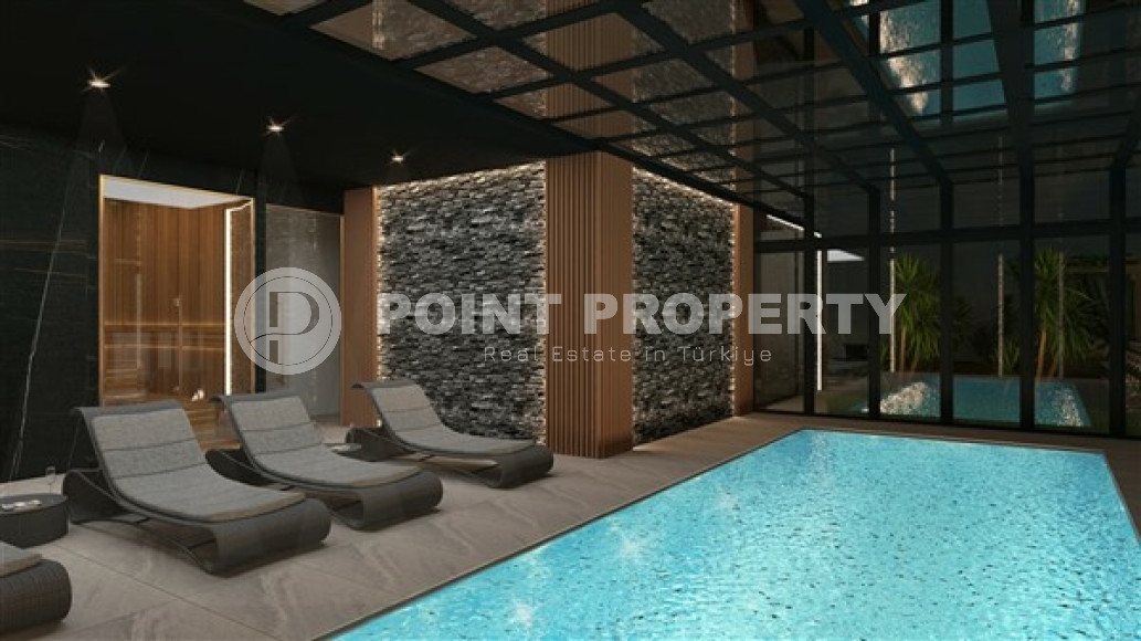 Двухкомнатная квартира, 58м², в новой резиденции с хорошей инфраструктурой на этапе строительства с отличным расположением – 150 метров от пляжа Клеопатры, Алания, центр-id-1797-фото-31