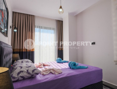 Двухкомнатная квартира в одном из развитых районов Алании в Махмутлар. Планировка 1+1, 350 метров до моря.-id-1112-фото-5