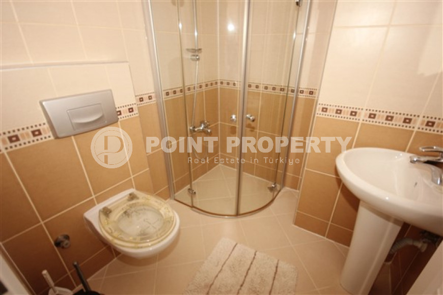 Готовый к проживанию, пентхаус с двумя спальнями, 150м², в 50м от моря в районе Алании Демирташ-id-1801-фото-15