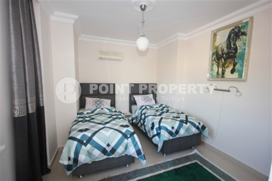 Готовый к проживанию, пентхаус с двумя спальнями, 150м², в 50м от моря в районе Алании Демирташ-id-1801-фото-19