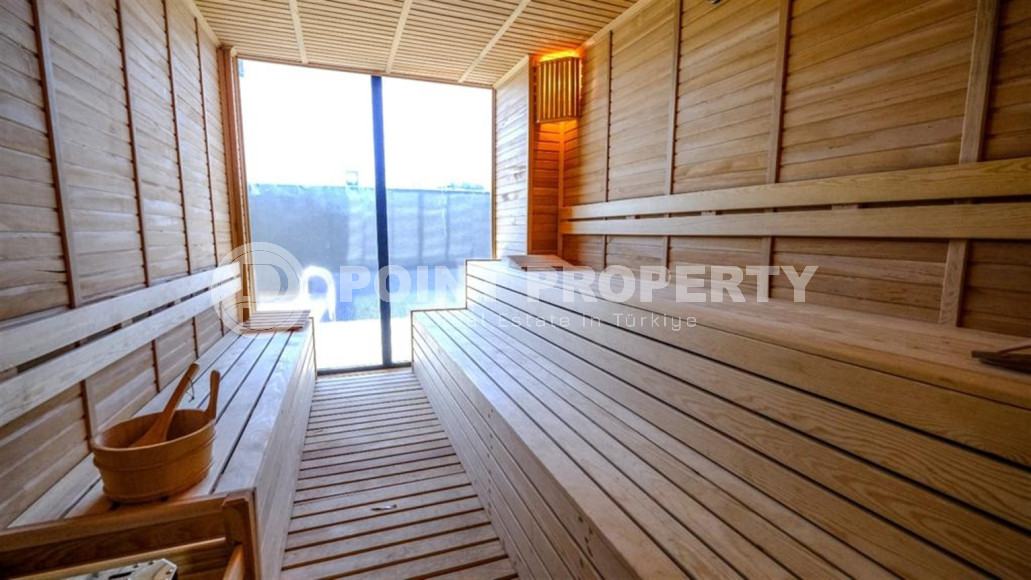 Двухкомнатная квартира в одном из развитых районов Алании в Махмутлар. Планировка 1+1, 350 метров до моря.-id-1112-фото-11