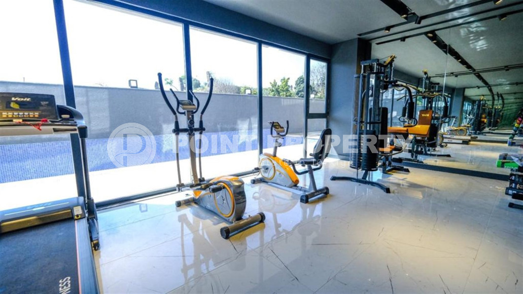 Двухкомнатная квартира в одном из развитых районов Алании в Махмутлар. Планировка 1+1, 350 метров до моря.-id-1112-фото-15