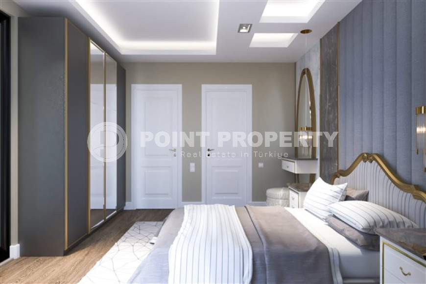 Большие квартиры 140-260м², в резиденции на этапе ввода в эксплуатацию в центре Алании, в 1000м от моря-id-1807-фото-16