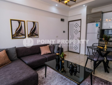 Уютные меблированные апартаменты планировкой 1+1, 55 м2, в самом центре Аланьи в районе самого известного пляжа Клеопатры.-id-1113-фото-2