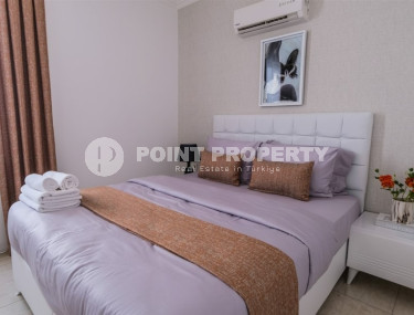 Уютные меблированные апартаменты планировкой 1+1, 55 м2, в самом центре Аланьи в районе самого известного пляжа Клеопатры.-id-1113-фото-3