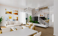 One and two bedroom apartments, 48-97m², in a residence under construction in the center of Alanya-id-1812-photo-12