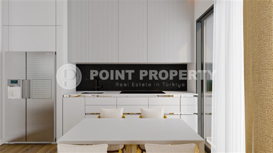 One and two bedroom apartments, 48-97m², in a residence under construction in the center of Alanya-id-1812-photo-13