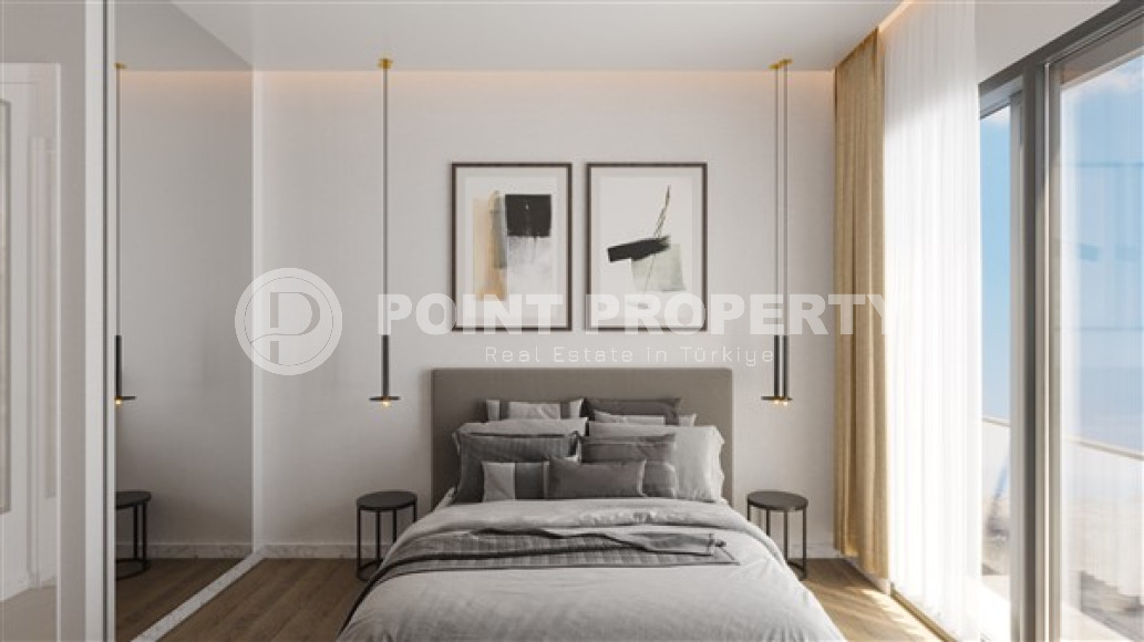 One and two bedroom apartments, 48-97m², in a residence under construction in the center of Alanya-id-1812-photo-20