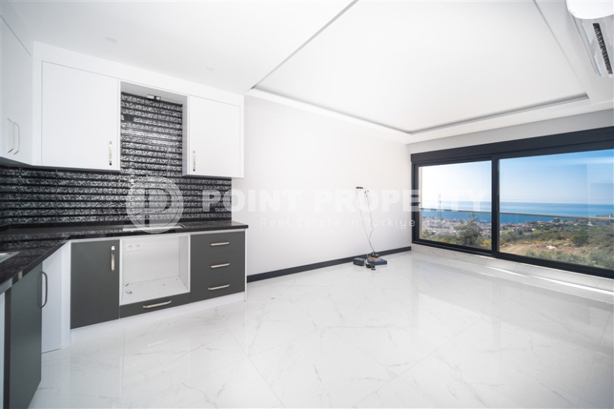 Apartment 1+1 with panoramic views of the sea and the fortress in the central area of Alanya - Bektas-id-1114-photo-5