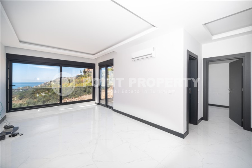 Apartment 1+1 with panoramic views of the sea and the fortress in the central area of Alanya - Bektas-id-1114-photo-6