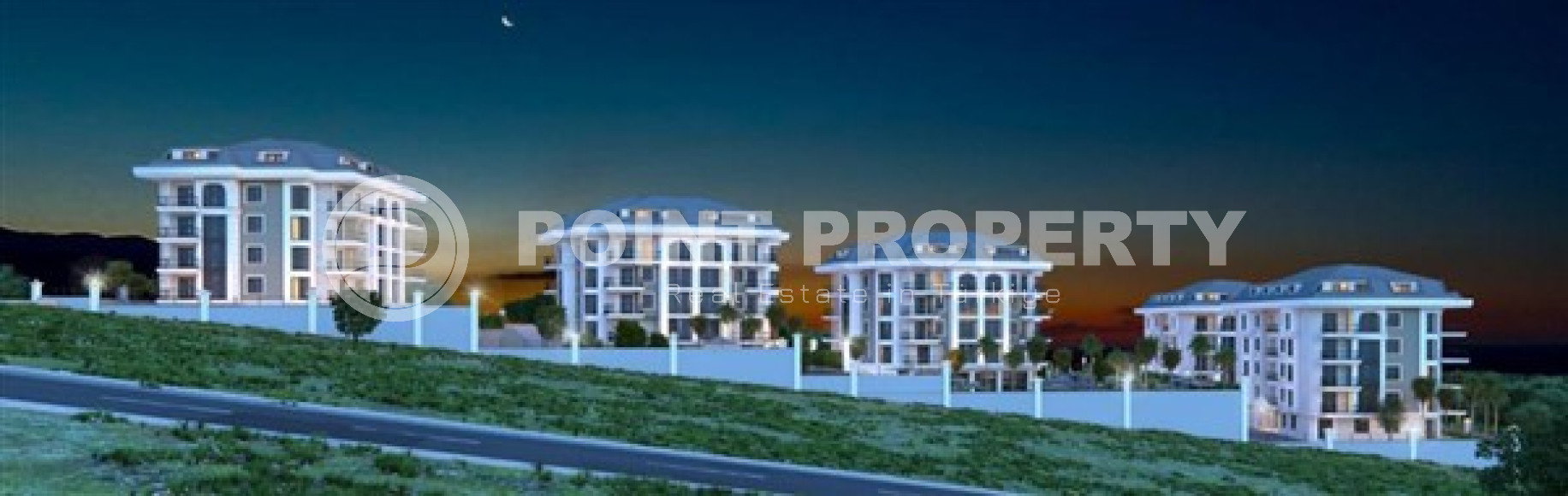 Новый элитный комплекс в районе Алании – Оба: квартиры разных планировок, 95-235м2, от строительной компании-id-1813-фото-16