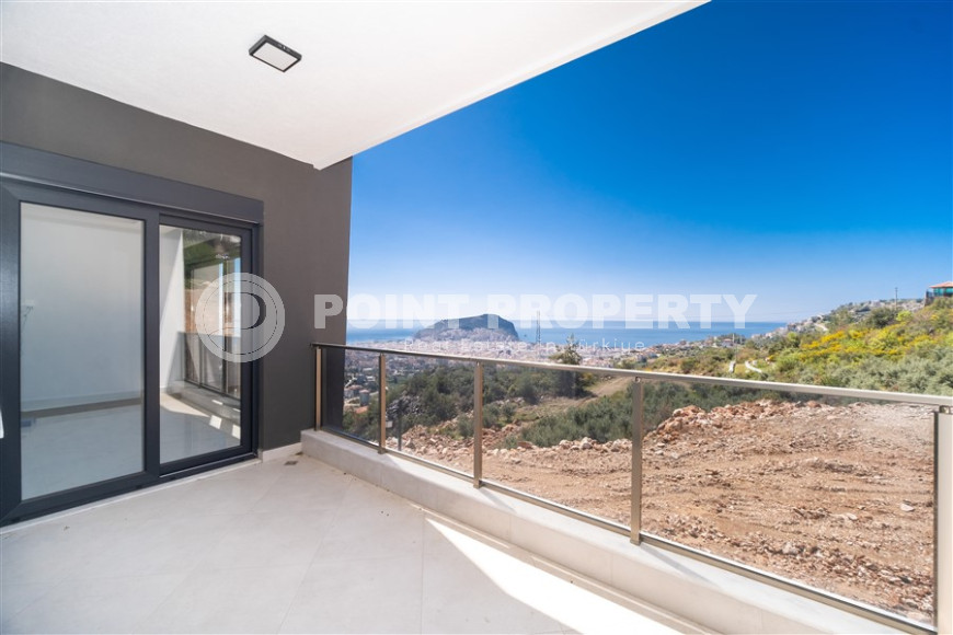 Apartment 1+1 with panoramic views of the sea and the fortress in the central area of Alanya - Bektas-id-1114-photo-8