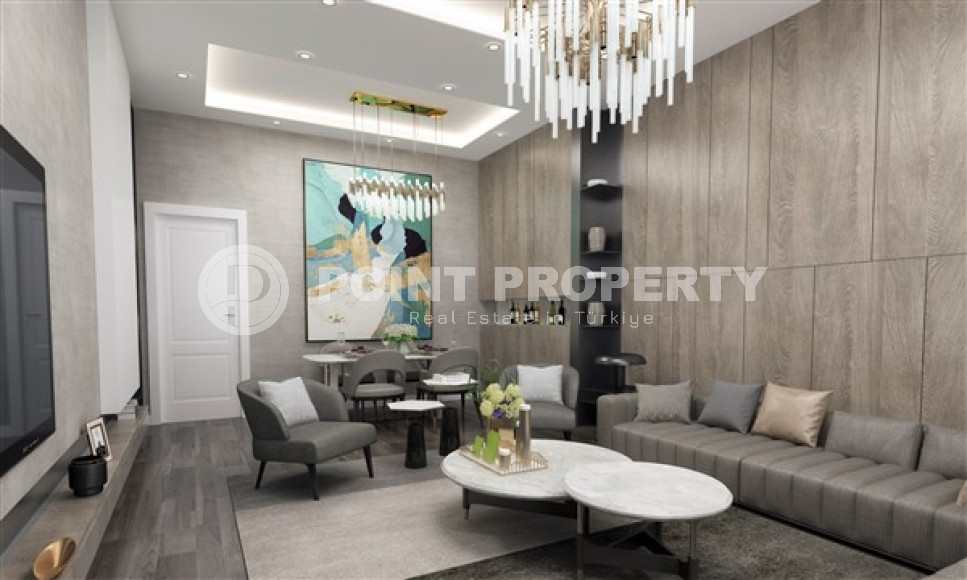 Новый элитный комплекс в районе Алании – Оба: квартиры разных планировок, 95-235м2, от строительной компании-id-1813-фото-33