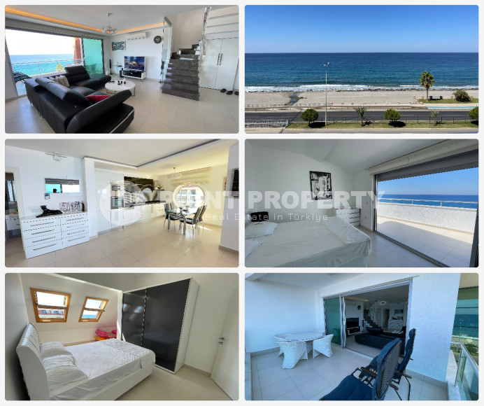 Меблированная двухуровневая квартира с двумя спальнями, 220м², на первой береговой линии в Кестеле-id-1814-фото-10