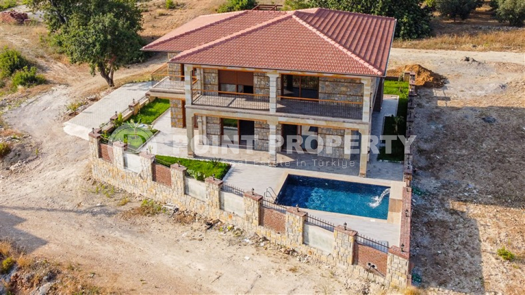 Luxurious four-bedroom villa, 388m² with its own infrastructure, 1000m from the sea, Avsallar-id-1817-photo-43