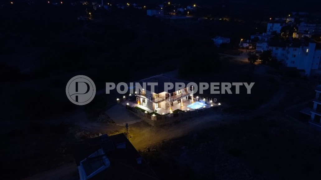 Luxurious four-bedroom villa, 388m² with its own infrastructure, 1000m from the sea, Avsallar-id-1817-photo-51