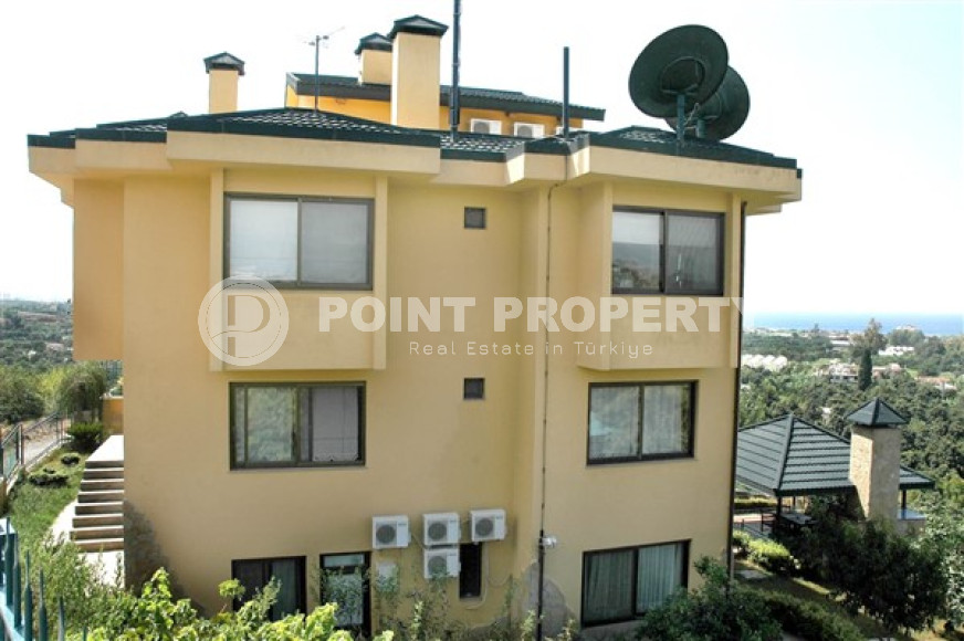 Отдельно стоящий частный дом, 5+2, 1200м², в окружении гор, район Кестель, Аланья, 1300м до моря-id-1819-фото-3