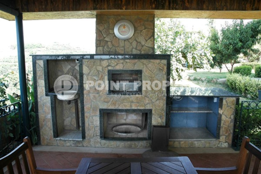 Отдельно стоящий частный дом, 5+2, 1200м², в окружении гор, район Кестель, Аланья, 1300м до моря-id-1819-фото-11