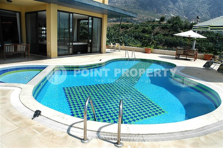 Отдельно стоящий частный дом, 5+2, 1200м², в окружении гор, район Кестель, Аланья, 1300м до моря-id-1819-фото-52