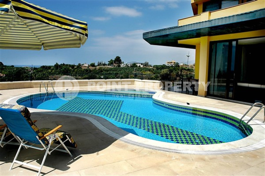 Отдельно стоящий частный дом, 5+2, 1200м², в окружении гор, район Кестель, Аланья, 1300м до моря-id-1819-фото-53