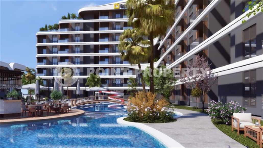 Two-room apartments, 72m², in a newly built complex with good infrastructure in the Lara area, Antalya-id-1823-photo-9