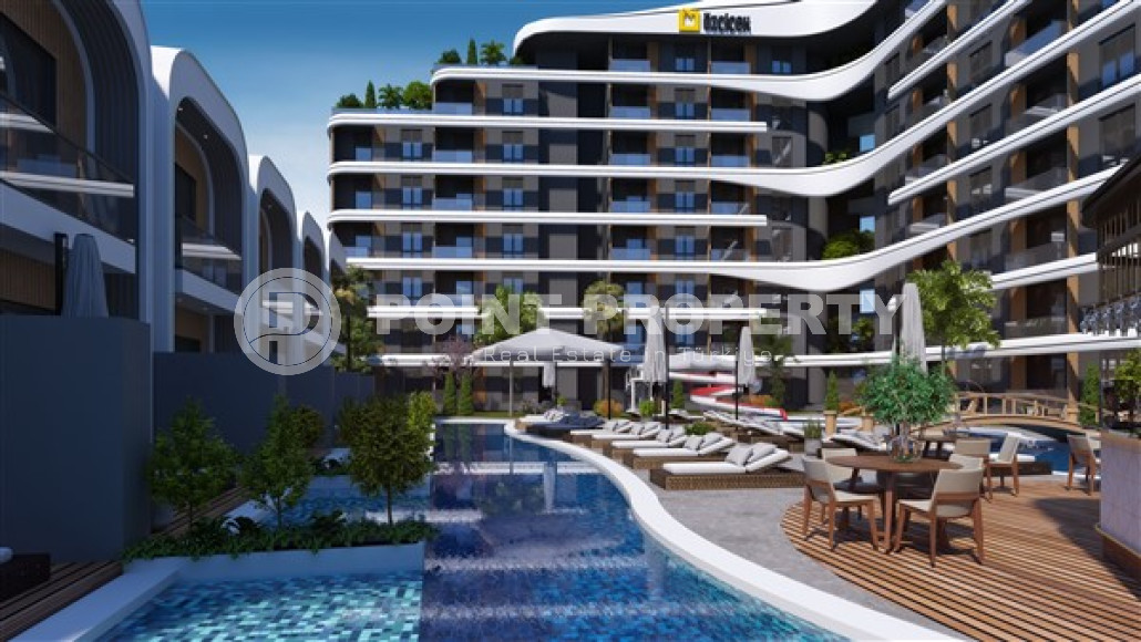 Two-room apartments, 72m², in a newly built complex with good infrastructure in the Lara area, Antalya-id-1823-photo-12