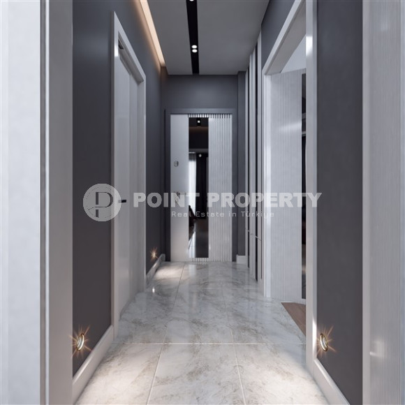 Two-room apartments, 72m², in a newly built complex with good infrastructure in the Lara area, Antalya-id-1823-photo-21