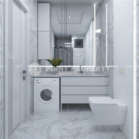 Two-room apartments, 72m², in a newly built complex with good infrastructure in the Lara area, Antalya-id-1823-photo-25