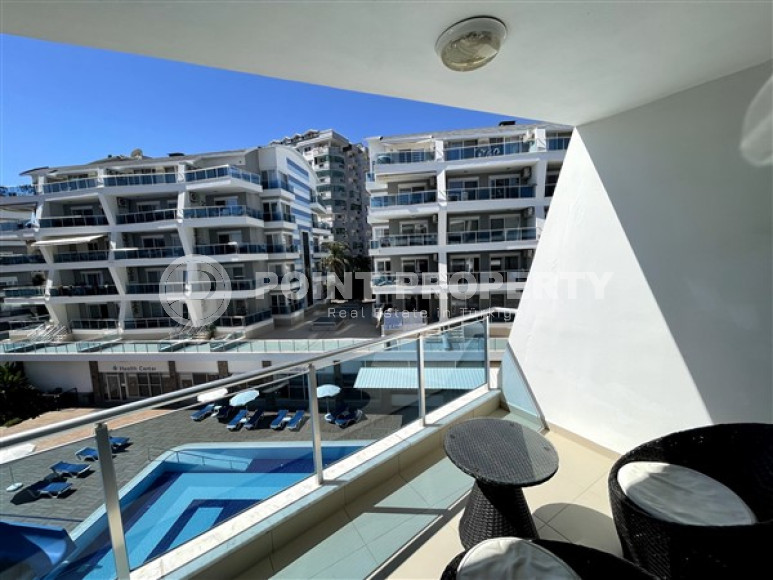 One-bedroom apartment, 55m², in the Oba area, Alanya, in a complex with hotel infrastructure-id-1824-photo-5