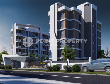 Квартиры с одной спальней, 60м², в строящемся комплексе в элитном районе Анталии -  Лара-id-1826-фото-2