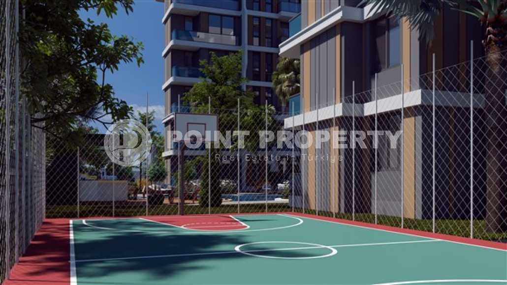 Квартиры с одной спальней, 60м², в строящемся комплексе в элитном районе Анталии -  Лара-id-1826-фото-5