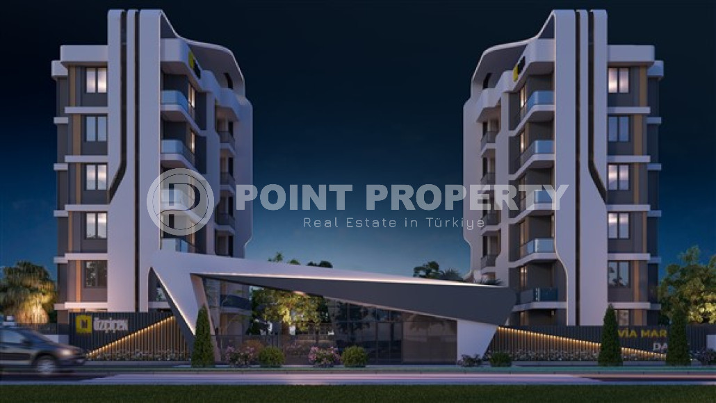 Квартиры с одной спальней, 60м², в строящемся комплексе в элитном районе Анталии -  Лара-id-1826-фото-8