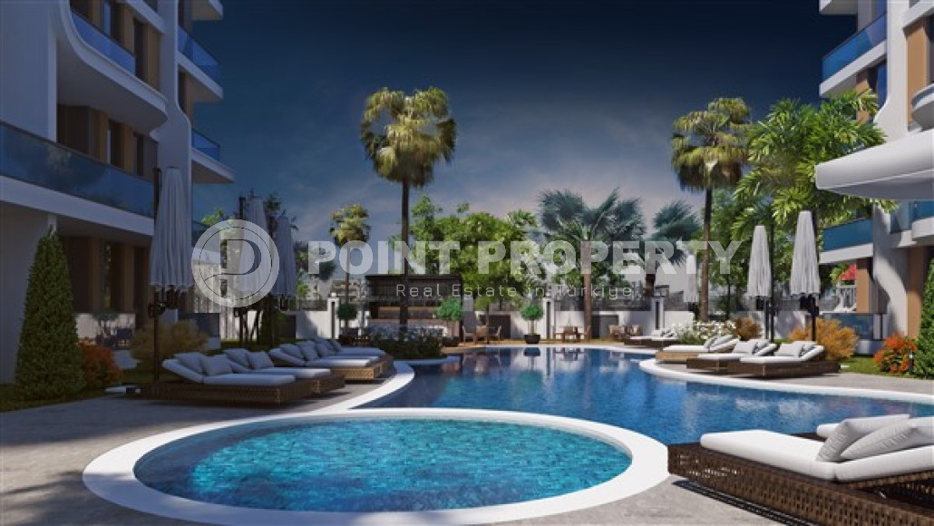 Квартиры с одной спальней, 60м², в строящемся комплексе в элитном районе Анталии -  Лара-id-1826-фото-10