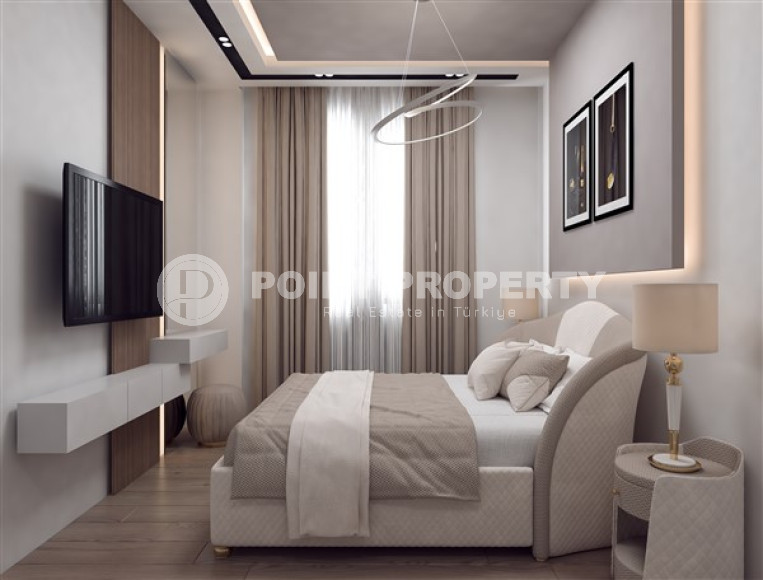 Квартиры с одной спальней, 60м², в строящемся комплексе в элитном районе Анталии -  Лара-id-1826-фото-16