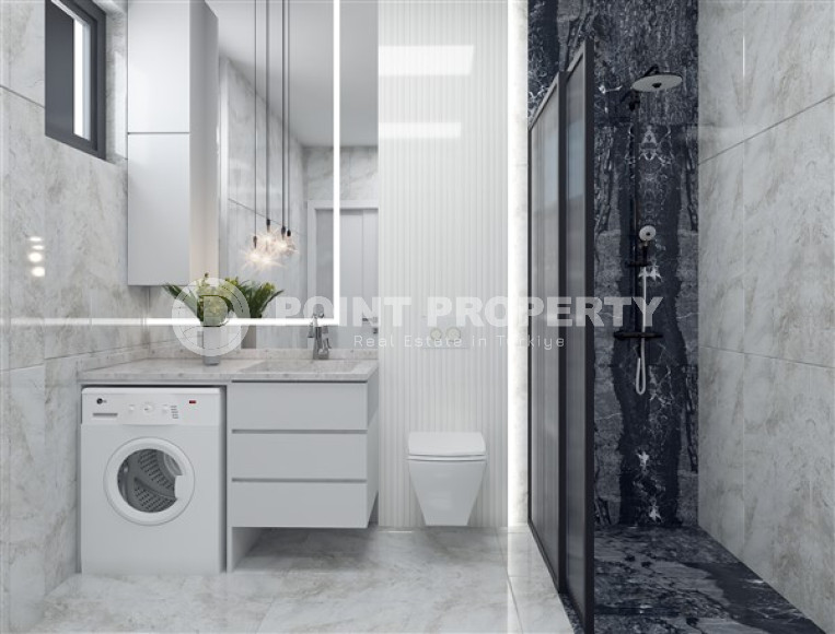 Квартиры с одной спальней, 60м², в строящемся комплексе в элитном районе Анталии -  Лара-id-1826-фото-19