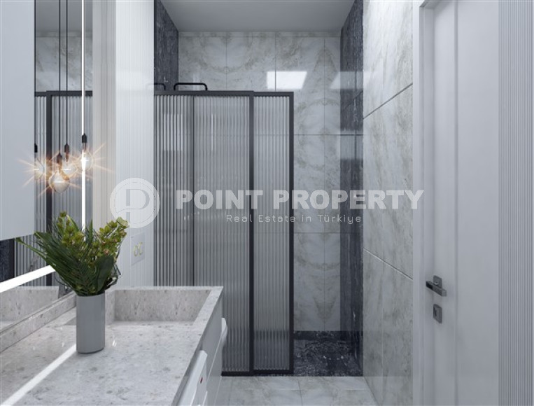 Квартиры с одной спальней, 60м², в строящемся комплексе в элитном районе Анталии -  Лара-id-1826-фото-20